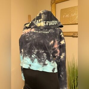 Barstool Sports Alex Cooper Call Her Daddy Tie-Dye Cropped Hoodie